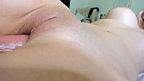closeup on tight soft pussy